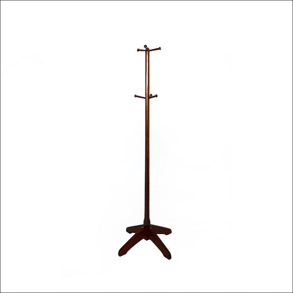 Vintage Coat Tree with Six Pegs