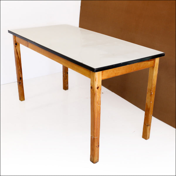 Vintage Enamel Top Kitchen Table
