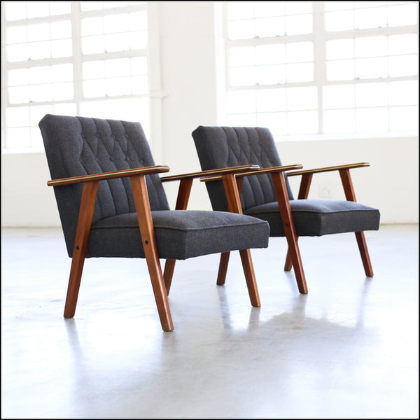 Pair of MCM Armchairs