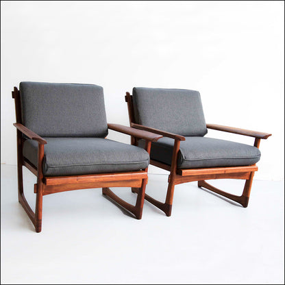 1960's Teak DS Vorster Armchairs - priced per chair