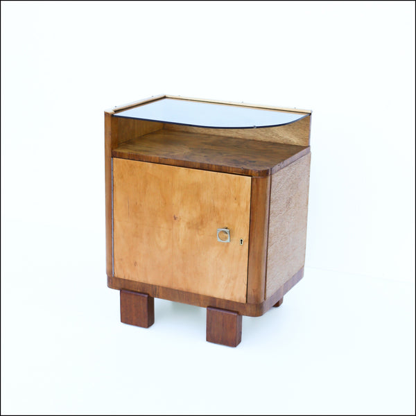 Art Deco Era Bedside Cabinet