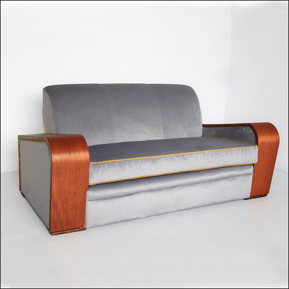 Three-Seater Art Deco Sofa