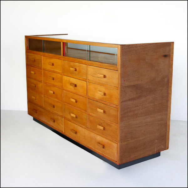 Brimble & Briggs Oak Haberdashery Cabinet