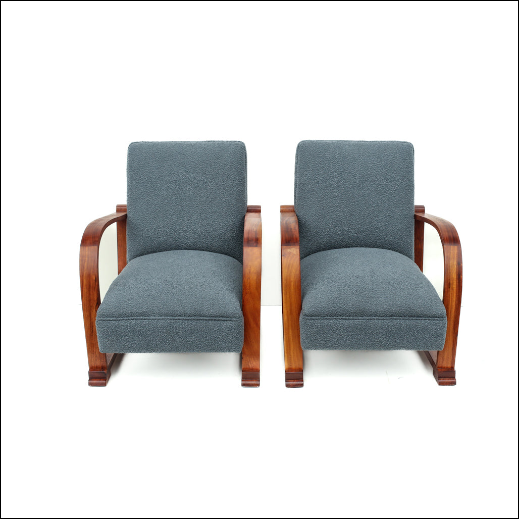 A Pair of Art Deco Armchairs
