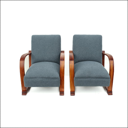 A Pair of Art Deco Armchairs
