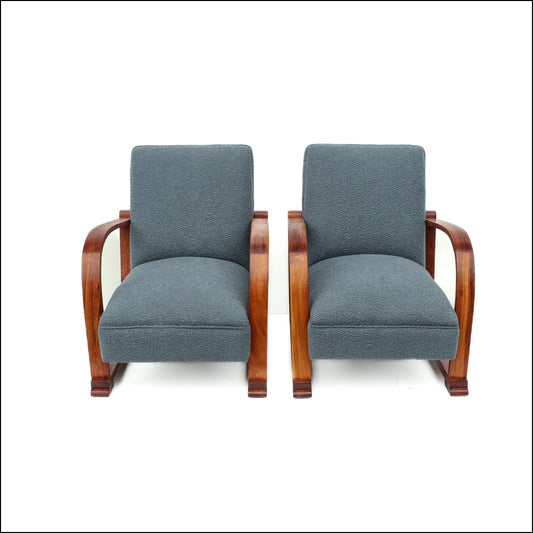 A Pair of Art Deco Armchairs