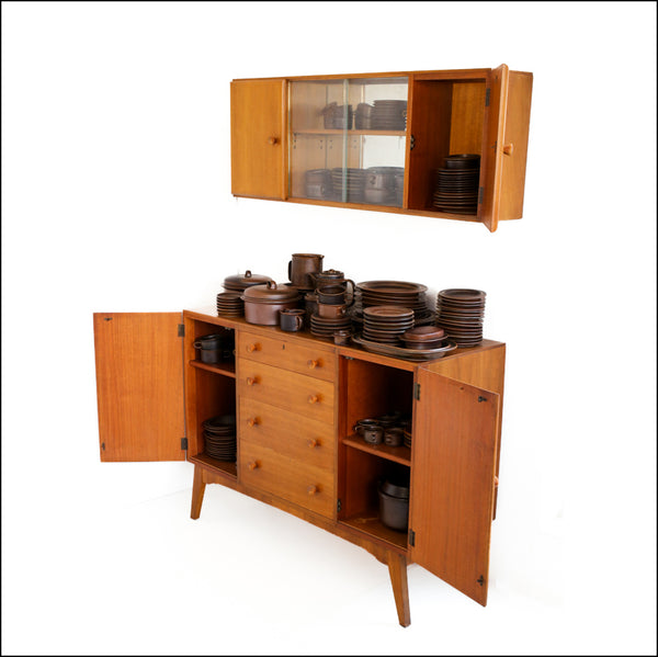 "Golden Key" Mid-century Highboard, UK c.1950s