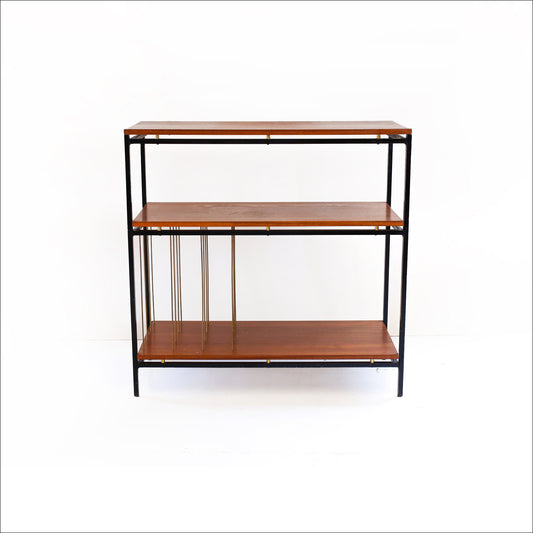 Mid-century Modern Record and Hi-Fi Shelf