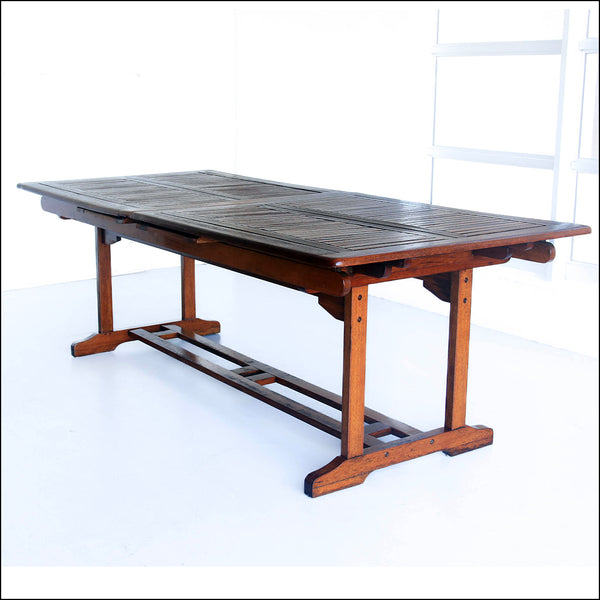 Twelve Seater Solid Wood Patio Table