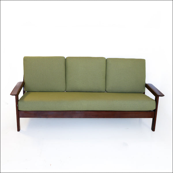 70s Imbuia Frame Sofa