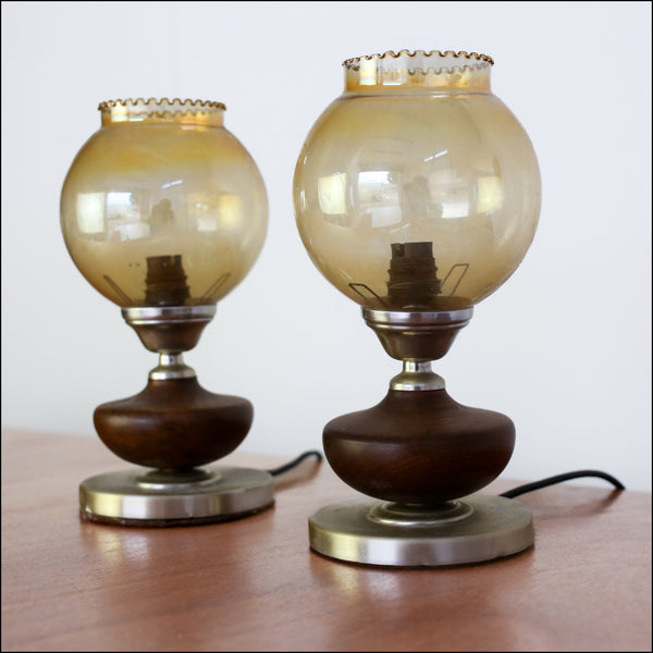 Two Vintage Bedside Lamps – Huisraad Modern