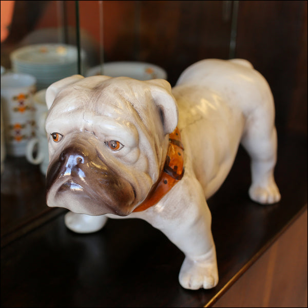 Large Ceramic Bulldog