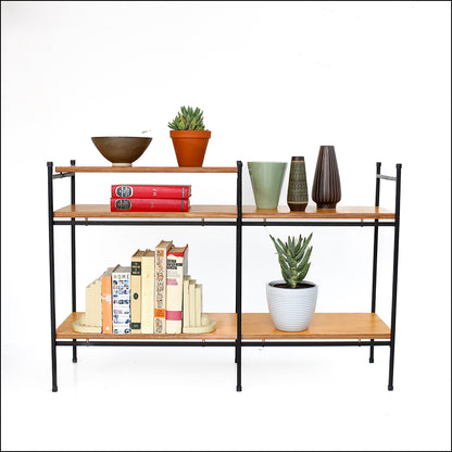 Mid-Century Modern Steel Frame Shelf