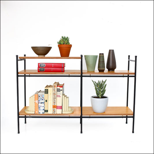 Mid-Century Modern Steel Frame Shelf