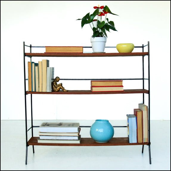 Vintage Modern Ladder Frame Bookshelf