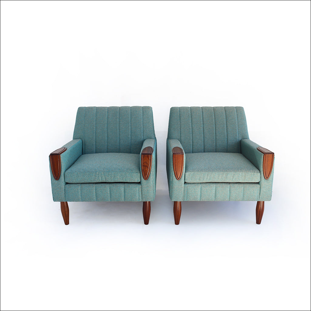 Pair of Airflex Armchairs and Three-seater Sofa - priced per item
