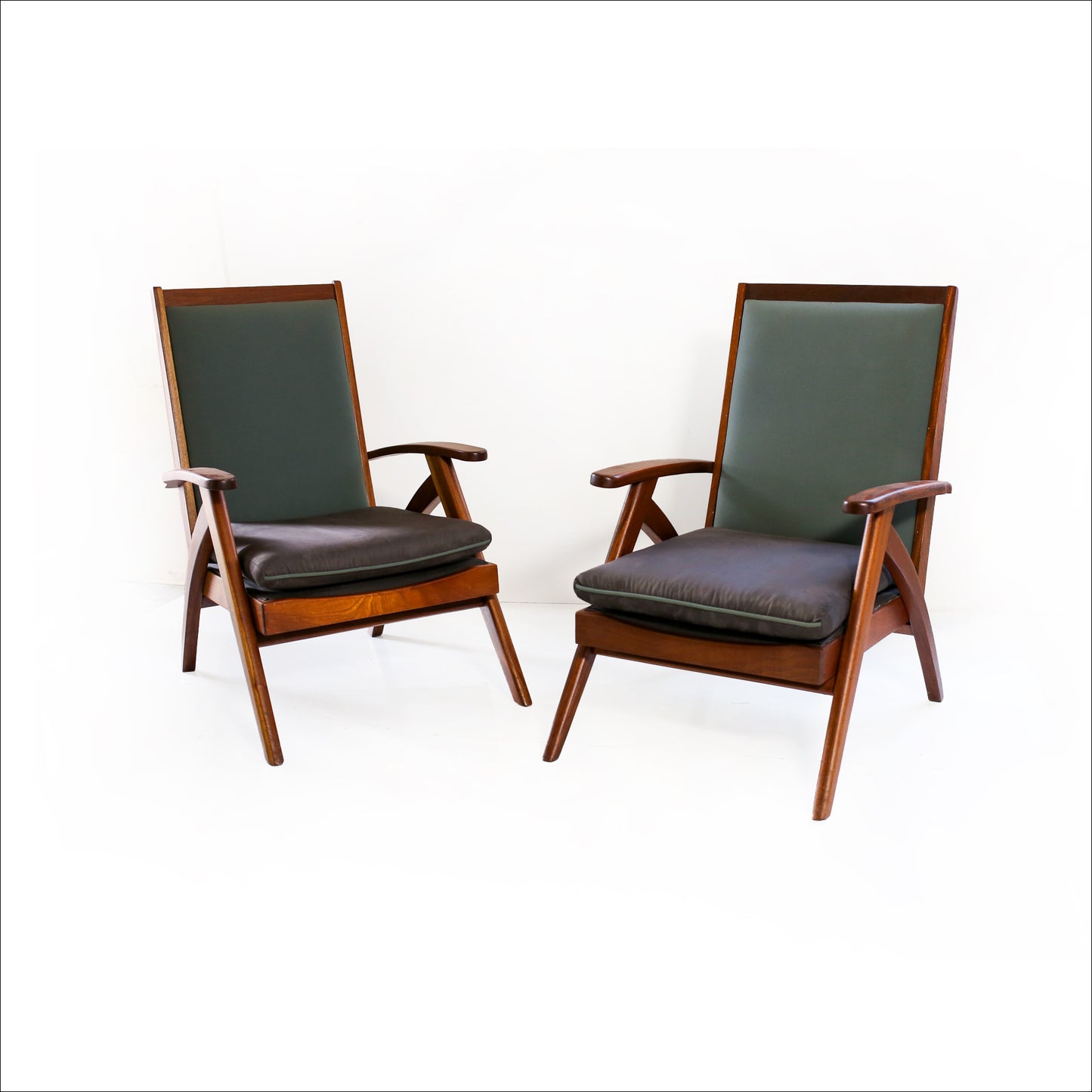 A Pair of Vintage Scandi Armchairs