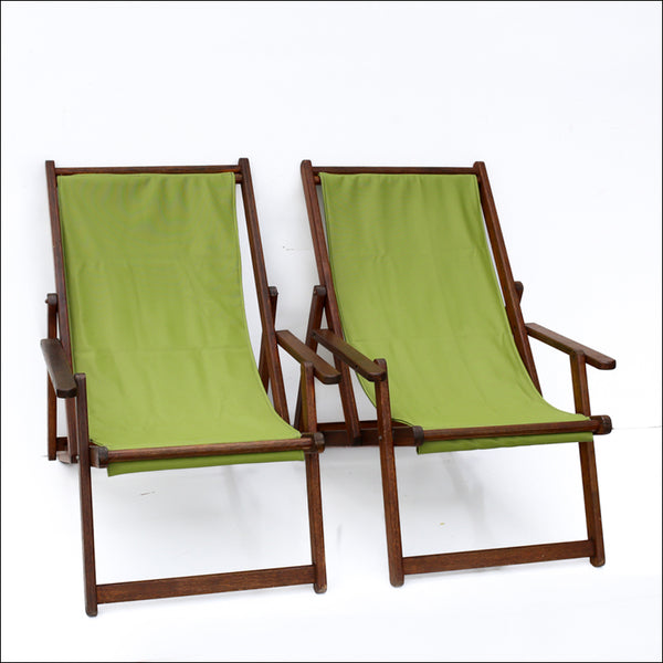 A Pair of Vintage Deck Chairs