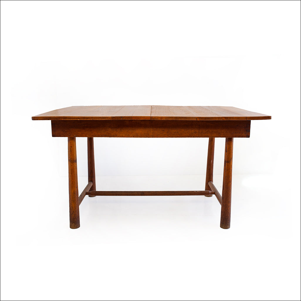 Antique French Draw Leaf Table