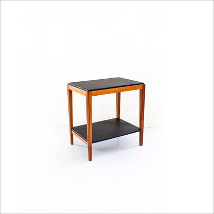 Leather Top Occasional Table