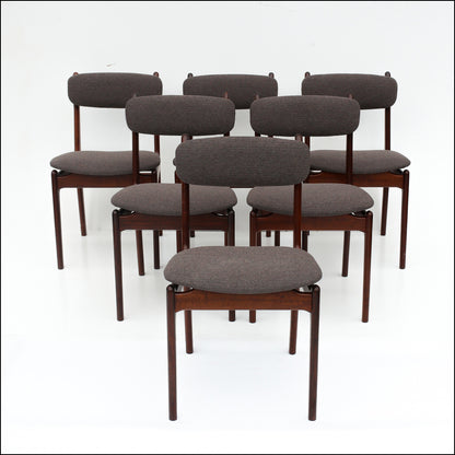 Set of Six Binnehuis Dining Chairs