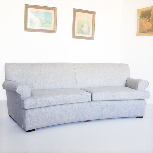 Mid-Century Curved Sofa