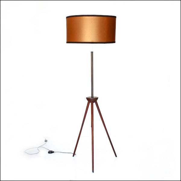 Tall Mid-century Tripod Floor Lamp