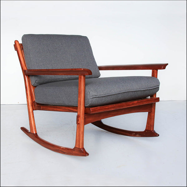 Rare Teak DS Vorster Rocking Chair