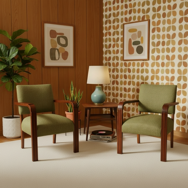 Pair of Strongbow Armchairs