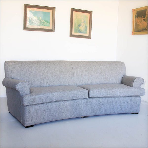 Mid-Century Curved Sofa