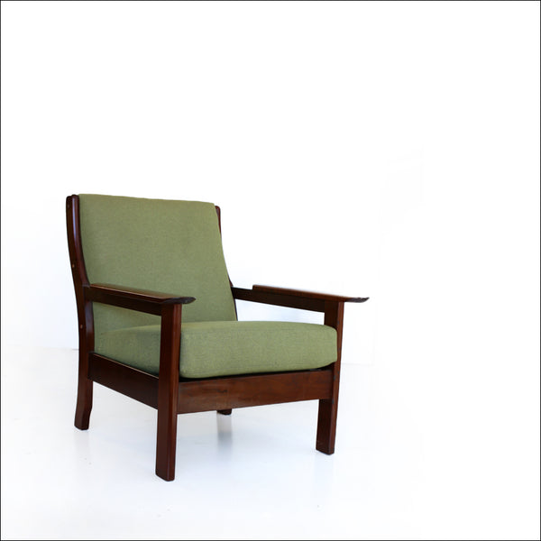 70s Imbuia Frame Armchair