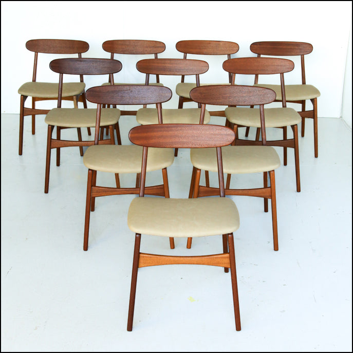 Two Sets of Rare DS Vorster Dining Chairs