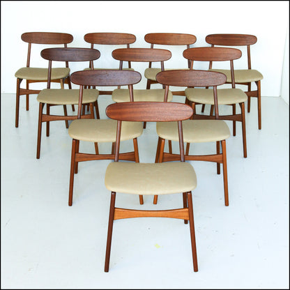 Two Sets of Rare DS Vorster Dining Chairs
