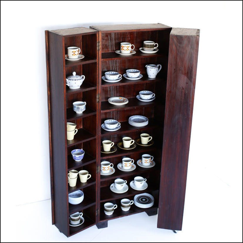 Solid Wood Vintage Pantry Cabinet