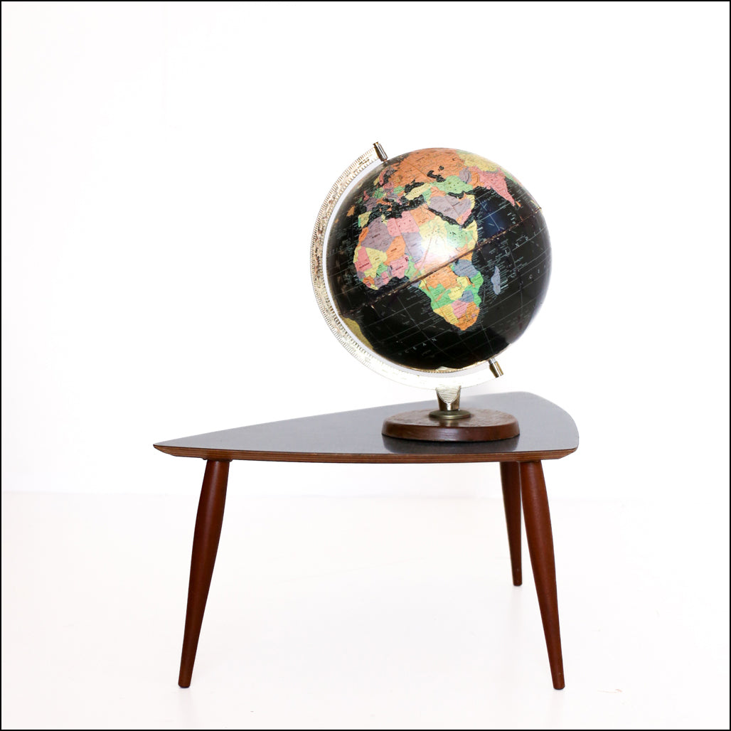 Blackbird Table Globe on a Teak Base