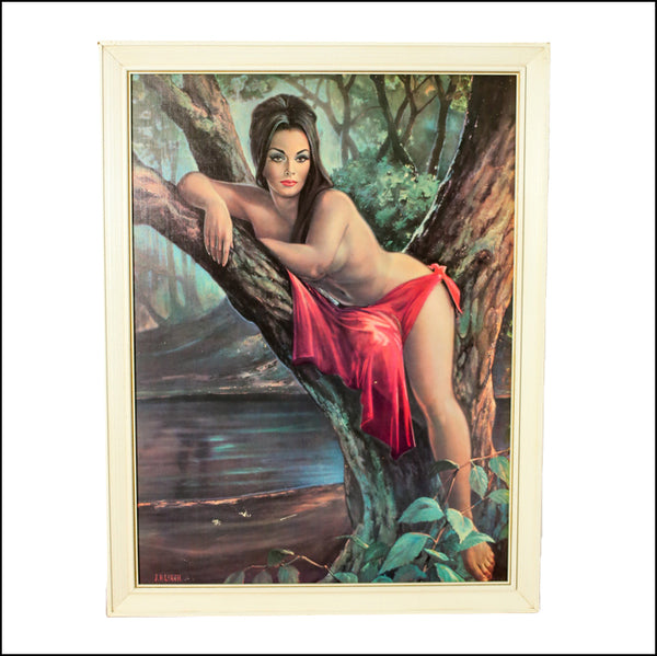 Framed Woodlands Goddess Print