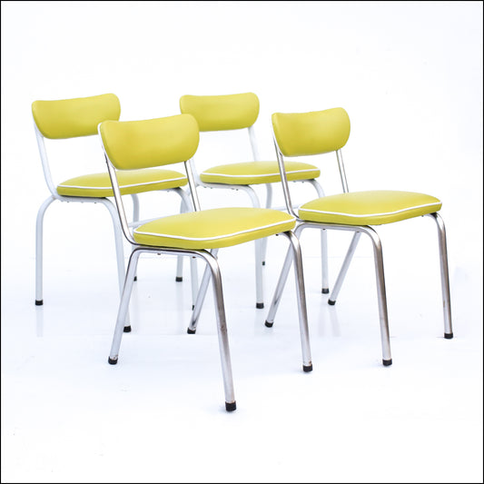 Two Pairs of Bauhaus Style Dining Chairs