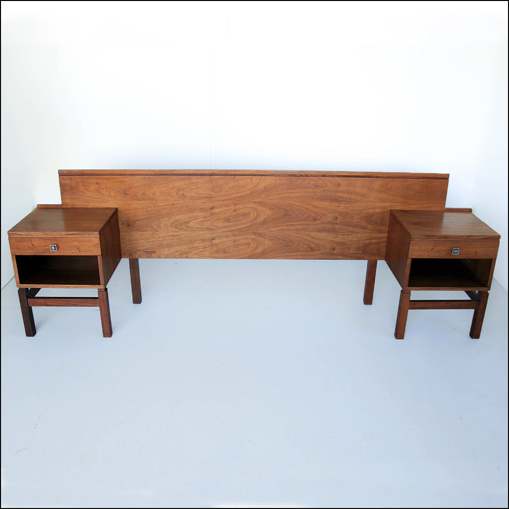 Double Bed Kiaat Headboard by Duros