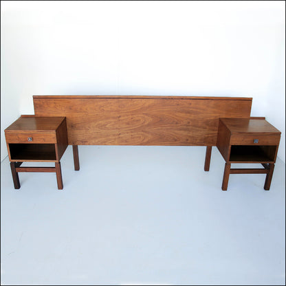 Double Bed Kiaat Headboard by Duros