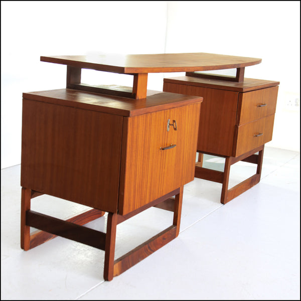 Vintage Sapele Mahogany Desk