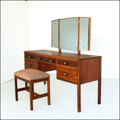 Vintage Modern Teak Dressing Table by DS Vorster