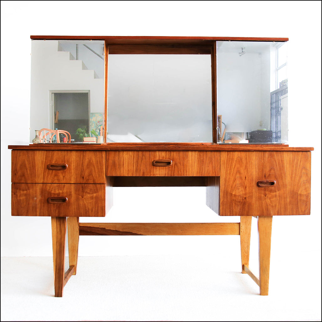 Mid-Century Kiaat Dressing Table