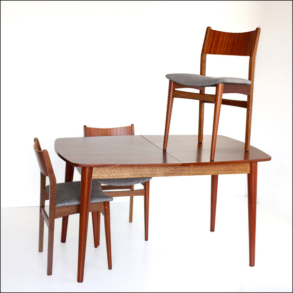 Set of Five Mid-century Dining Chairs