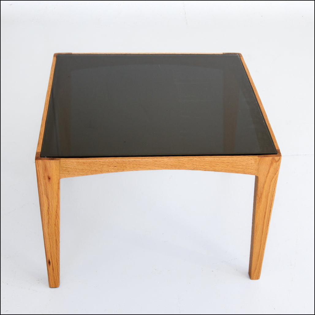 Square Oak Side Table