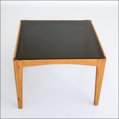 Square Oak Side Table