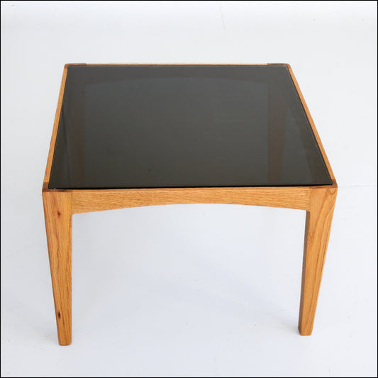 Square Oak Side Table