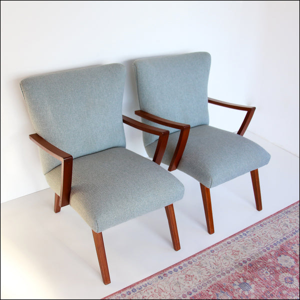 A Pair of Vintage Modern Armchairs