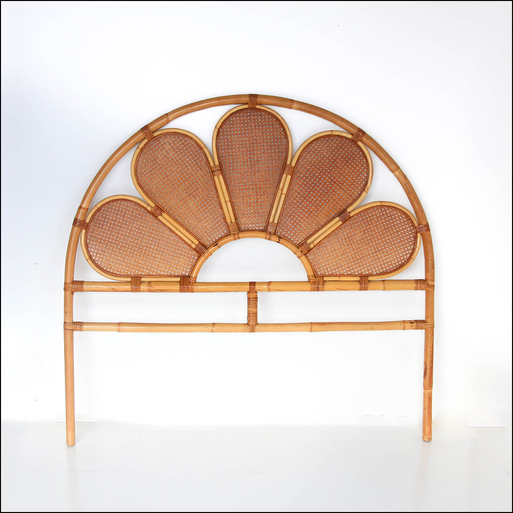 Cane Double Bed Headboard