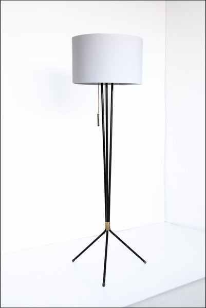 Black Retro Floor Lamp