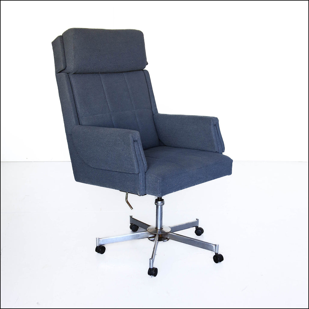 High Back Vintage Modern Desk Chair